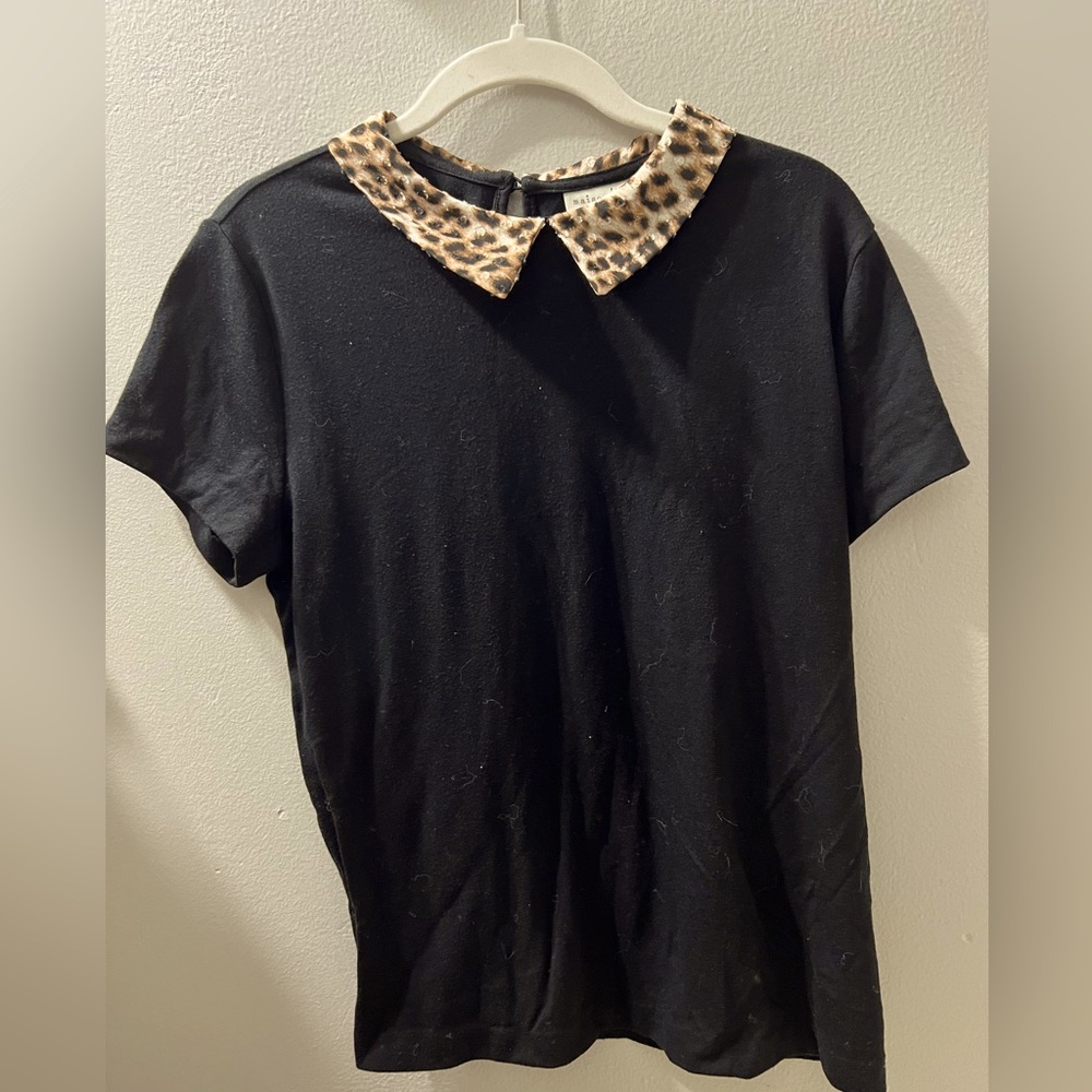 Maison Jules leopard top SZ M